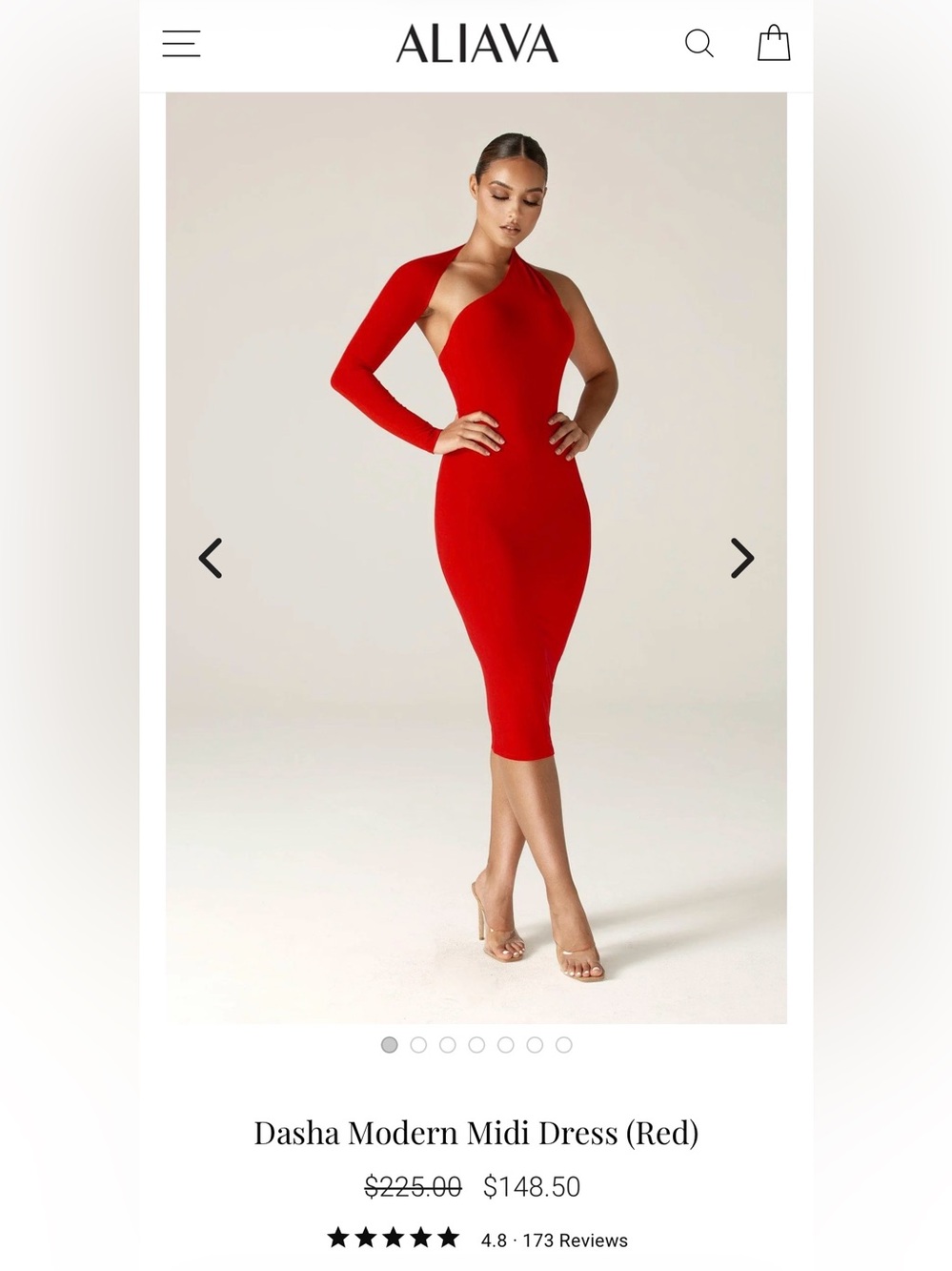 Dasha modern midi dress